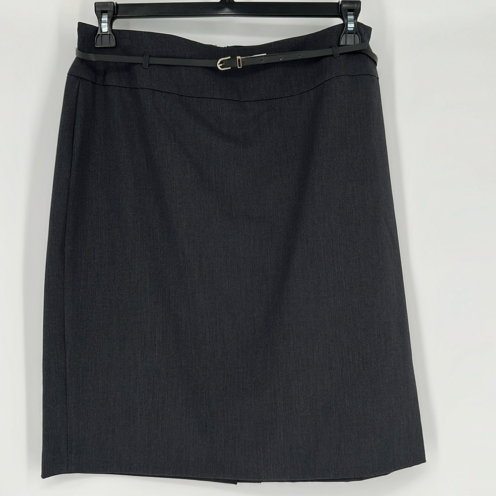 LIZ CLAIBORNE CHARCOAL GREY SKIRT‎